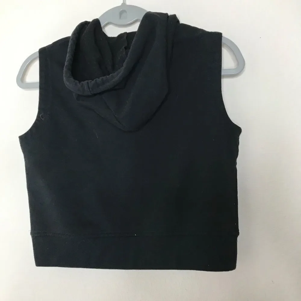 ‎Umbro black logo cropped sweatshirt